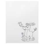 Color Me Donkey and Bird Letterhead