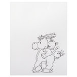 Color Me Donkey and Kitty Letterhead Template