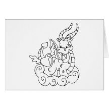 Color Me Dragon Heart Card