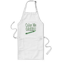 Color me green aprons