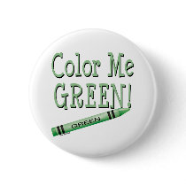Color me green pin