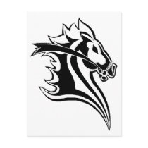 Color Me Post Card - Horse postcards