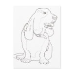 Color Me Post Cards - Dog postcards