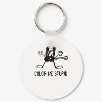 Color Me Stupid Key Chain keychains by Anthonywayne Color Me Stupid Key Chain keychains