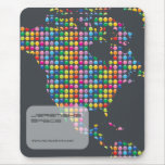 Color Mosaic Map | America Designer Mousepad