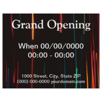 Color Motion Lights Personalized Flyer