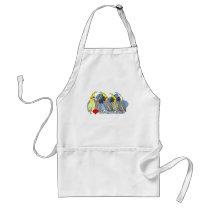 Color Mutations Cockatiel Apron