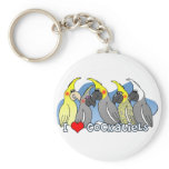 Color Mutations Cockatiel Keychain