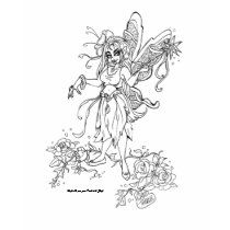 COLOR My Art T-Shirt! "Garden Fairy"! by MeadowPixieArts COLOR My Art T-Shirt! "Garden Fairy"!