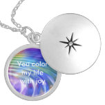 Color my life with joy pendant