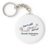 Color Notes Orchestra Key Chains