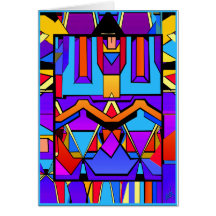 Color pallet greeting card