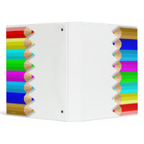 Color Pencil Avery Binder by Paper_Products Color Pencil Avery Binder