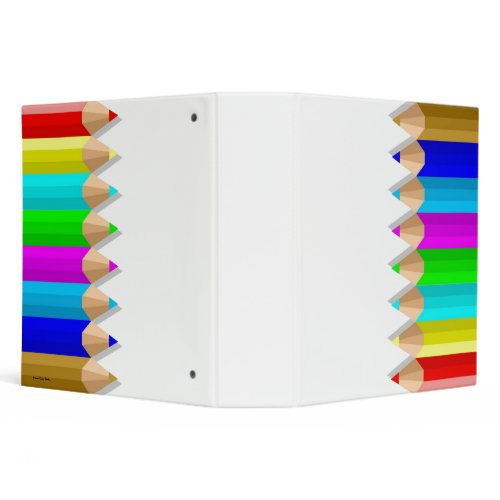Colored Pencils Binder Design by Norman Reutter