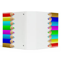 Color Pencil Avery Binder by Paper_Products Color Pencil Avery Binder