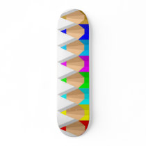 Color Pencils Skateboard by BuddhansSkateboards Color Pencils Skateboard