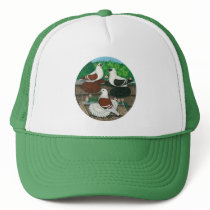 Color Pigeon Trio hats by diane_jacky Color Pigeon Trio hats