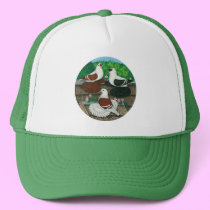 Color Pigeon Trio hats