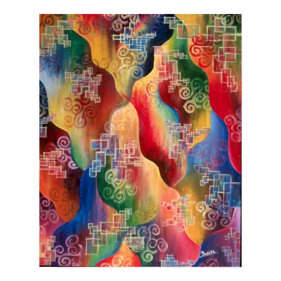 Color Play Print by Yoshika