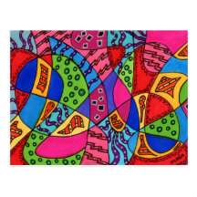 Color Plays Me Like a Piano Post Card