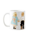 Color Precious Moments Holding Hands mugs