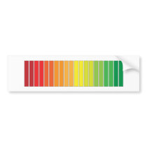 'COLOR PROGRESS' bumper stickers