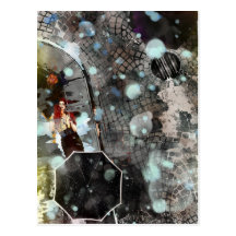 Color Rain Post Cards