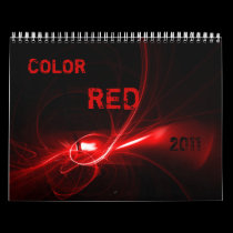 COLOR RED, 2011 Calendar