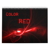 COLOR RED, 2011 Calendar