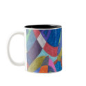 Color Rush, Abstract Art Mug