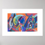 "Color Rush" Abstract Art Posters