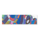 "Color Rush" Abstract bumper stickers
