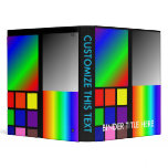 Color Samples Different Squares and such 3 Ring Binder