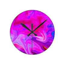 color smear magenta clocks