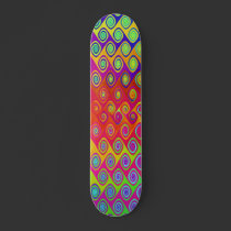 Color Splash Bright Skateboard by dduhaime55 Color Splash Bright Skateboard