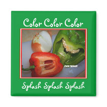 Color Splash, magnets by KatAnnette Color Splash, magnets