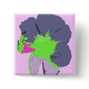 Color Splash/ PopArt Flower buttons