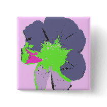 Color Splash/ PopArt Flower buttons by RLMdesignes Color Splash/ PopArt Flower buttons