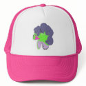 Color Splash/ PopArt Flower on Pink Hat