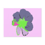 Color Splash/ PopArt Flower Post Card