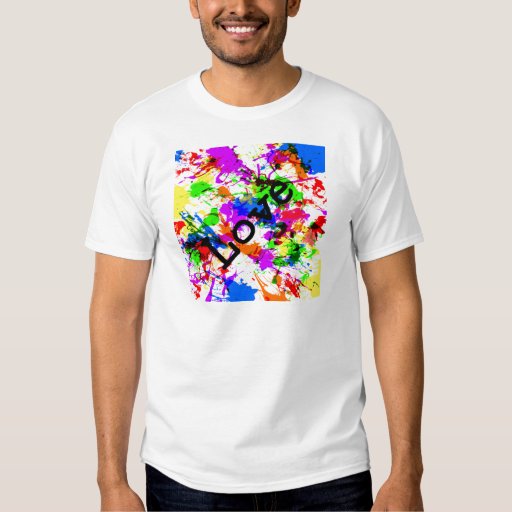colour splash tshirt