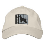 Color Squares Afghan Hound Embroidered Baseball Caps