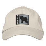 Color Squares Bichon Embroidered Hat