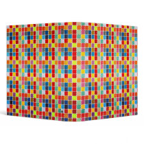 COLOR SQUARES PATTERN BINDER by dgpaulart COLOR SQUARES PATTERN BINDER