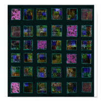 "Color Squares"  Print posters