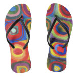 Color Study by Wassily Kandinsky Flip Flops