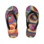 Color Study by Wassily Kandinsky Kid's Flip Flops