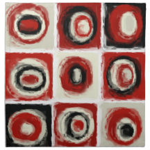 Color Study of Snow White Cloth Napkin