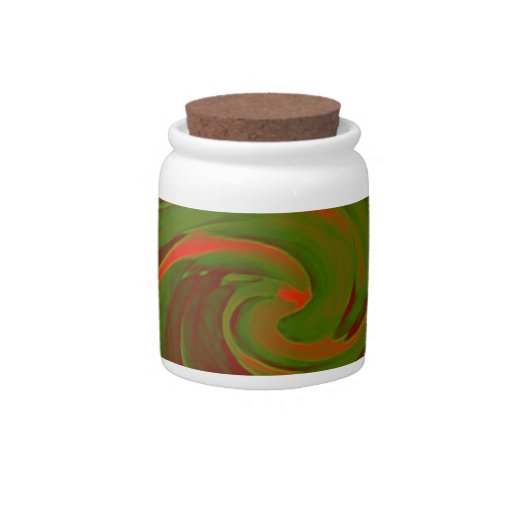 Color Swirl Candy Dish