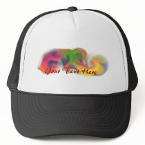 Color Swirl Hat by Customizables Color Swirl Hat
